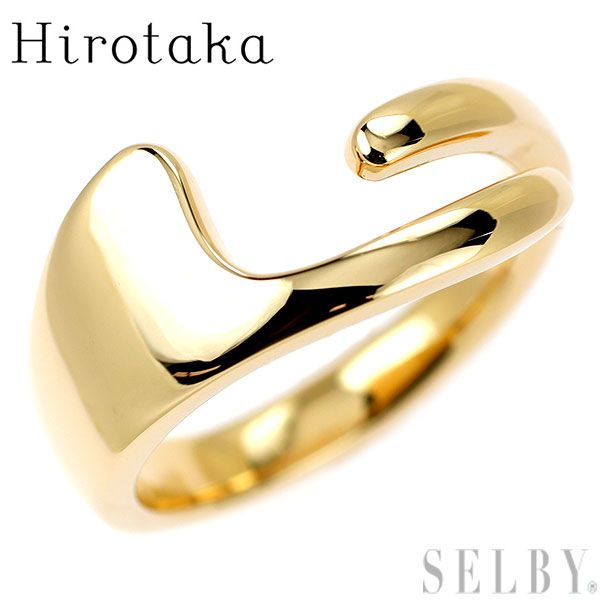 Hirotaka クロスデザインリング ゴールド RINGS
