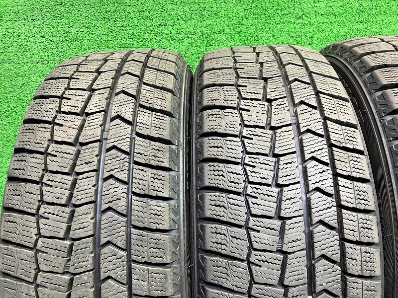 DUNLOP スタッドレス ダンロップ ウィンターマックスWM02 185 55R15 4本 2本6ミリ 2本7ミリ