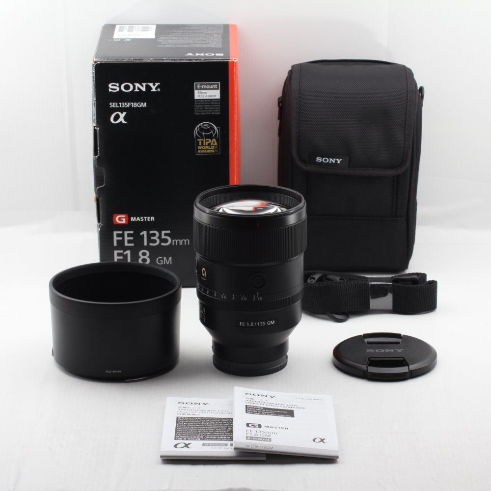 SONY ソニー 望遠単焦点レンズ フルサイズ FE 135mm F1.8 GM G Master デジタル一眼カメラα Eマウント 用 純正レンズ SEL135F18GM