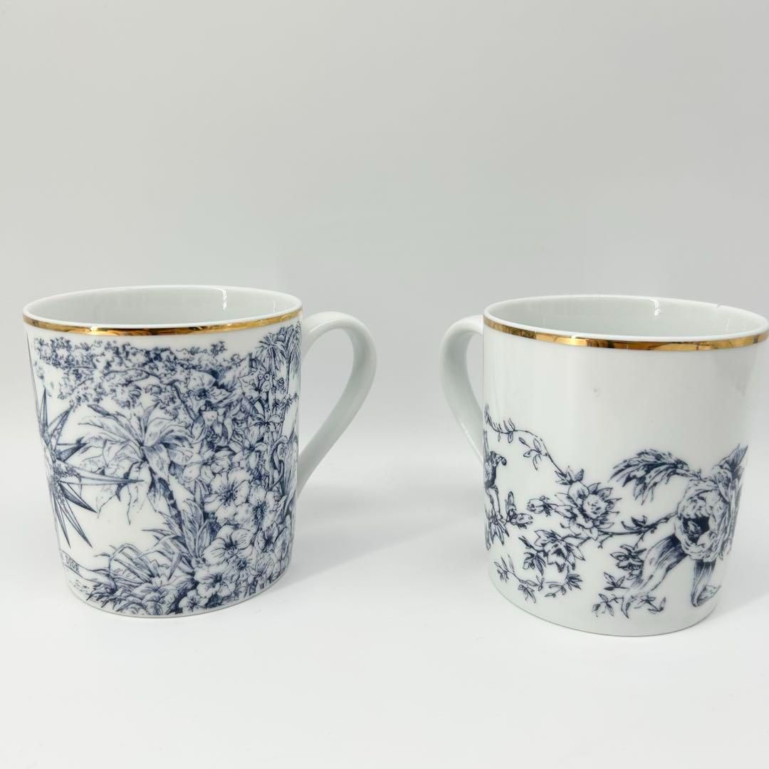 訳あり ◎Dior ジャルダン＆レーヴ ダンフィニ マグカップ 2個セット