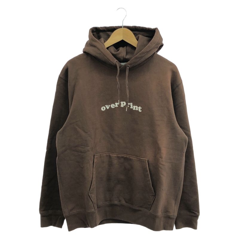 中古】overprint バックプリントパーカー 古塔つみ M ブラウン