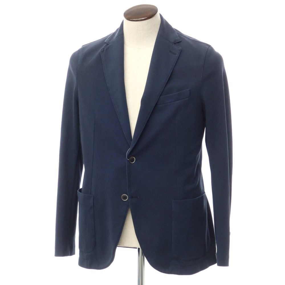 【中古】チルコロ1901 CIRCOLO 1901 コットン 2B カジュアルジャケット ネイビー【サイズ50】【メンズ】