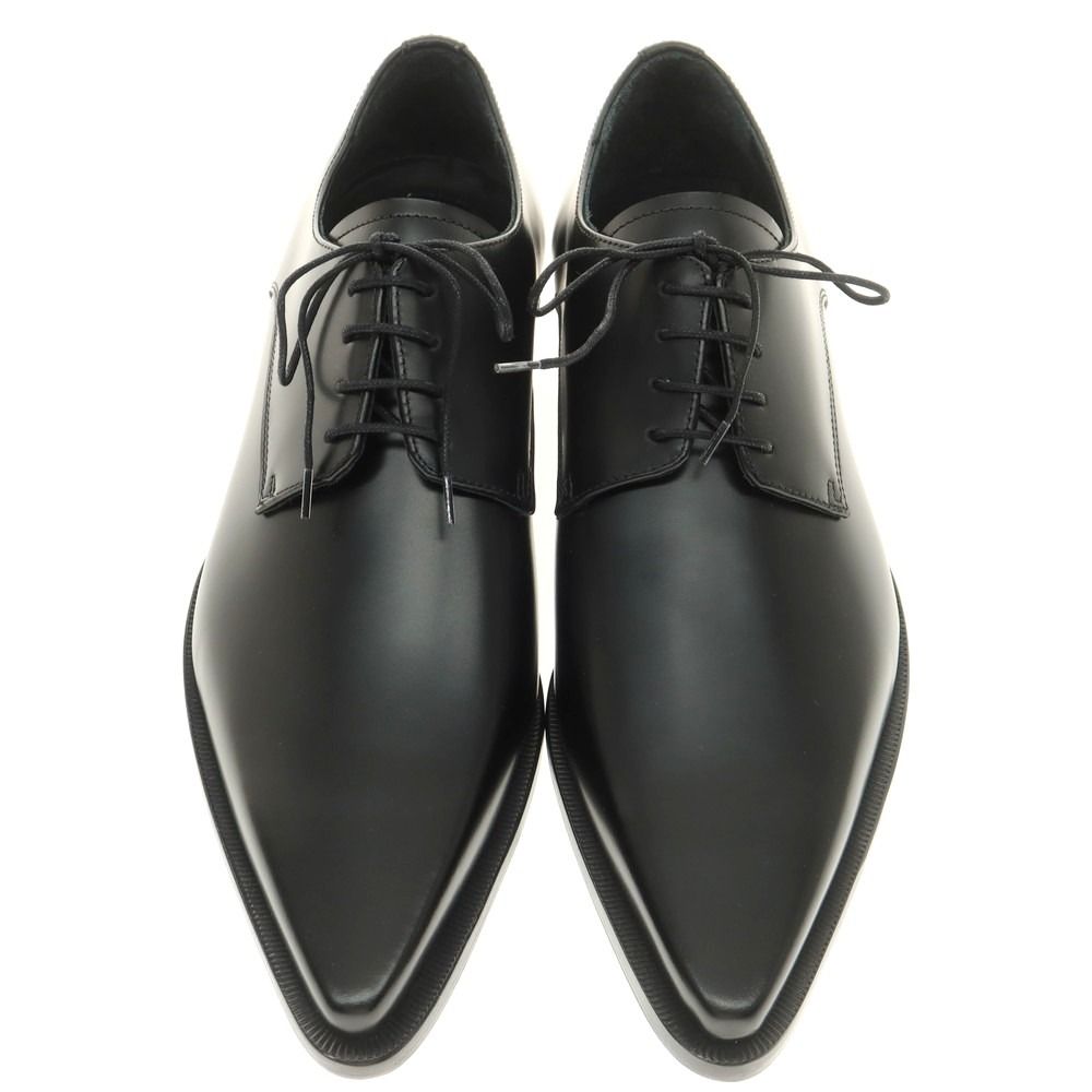 ディースクエアード DSQUARED2 ポインテッドトゥ レザー シューズ ブラック サイズ42 メンズ