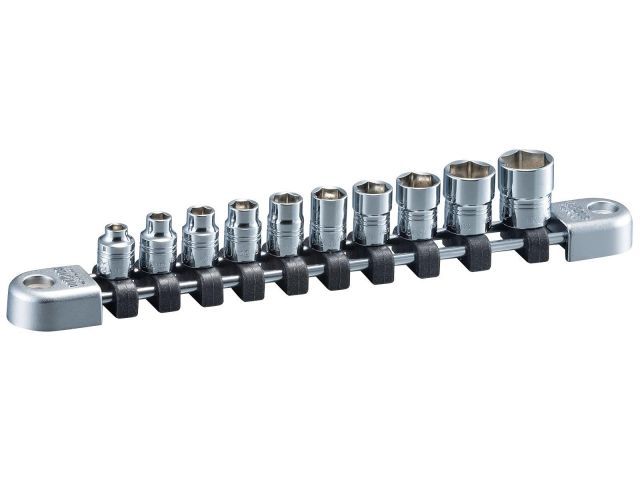 京都機械工具 KTC ネプロス 6.3SQ インチサイズ ソケットセット 10点組 6角形状 NTB210BA