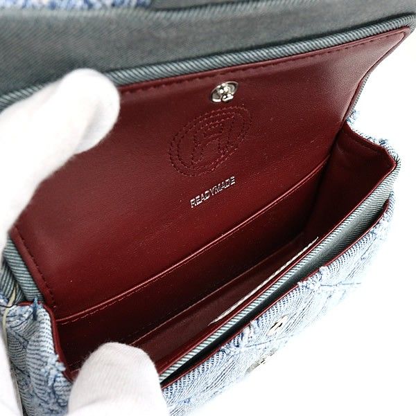 READYMADE 銀座店 レディメイド 新品 RHOMBUS DENIM CHAIN BAG NANO