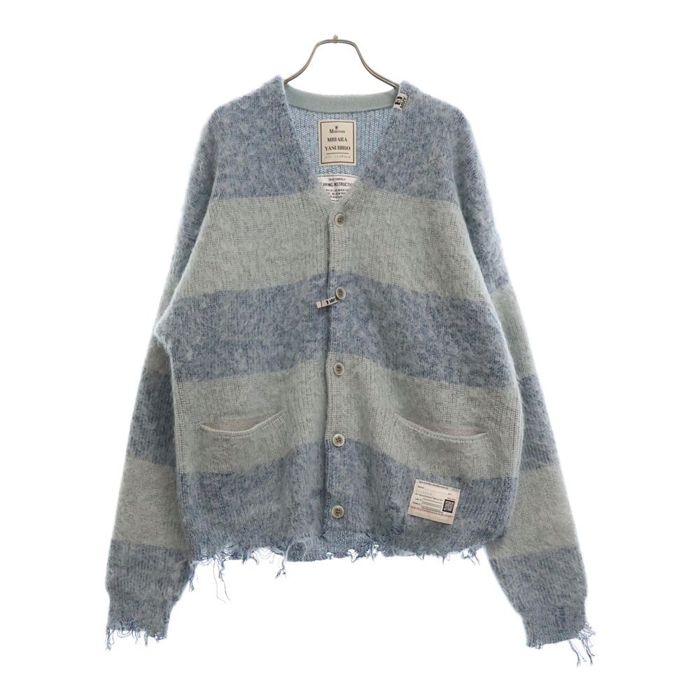 MIHARA YASUHIRO (ミハラヤスヒロ) Mohair Knit Cardigan CHARCOAL 