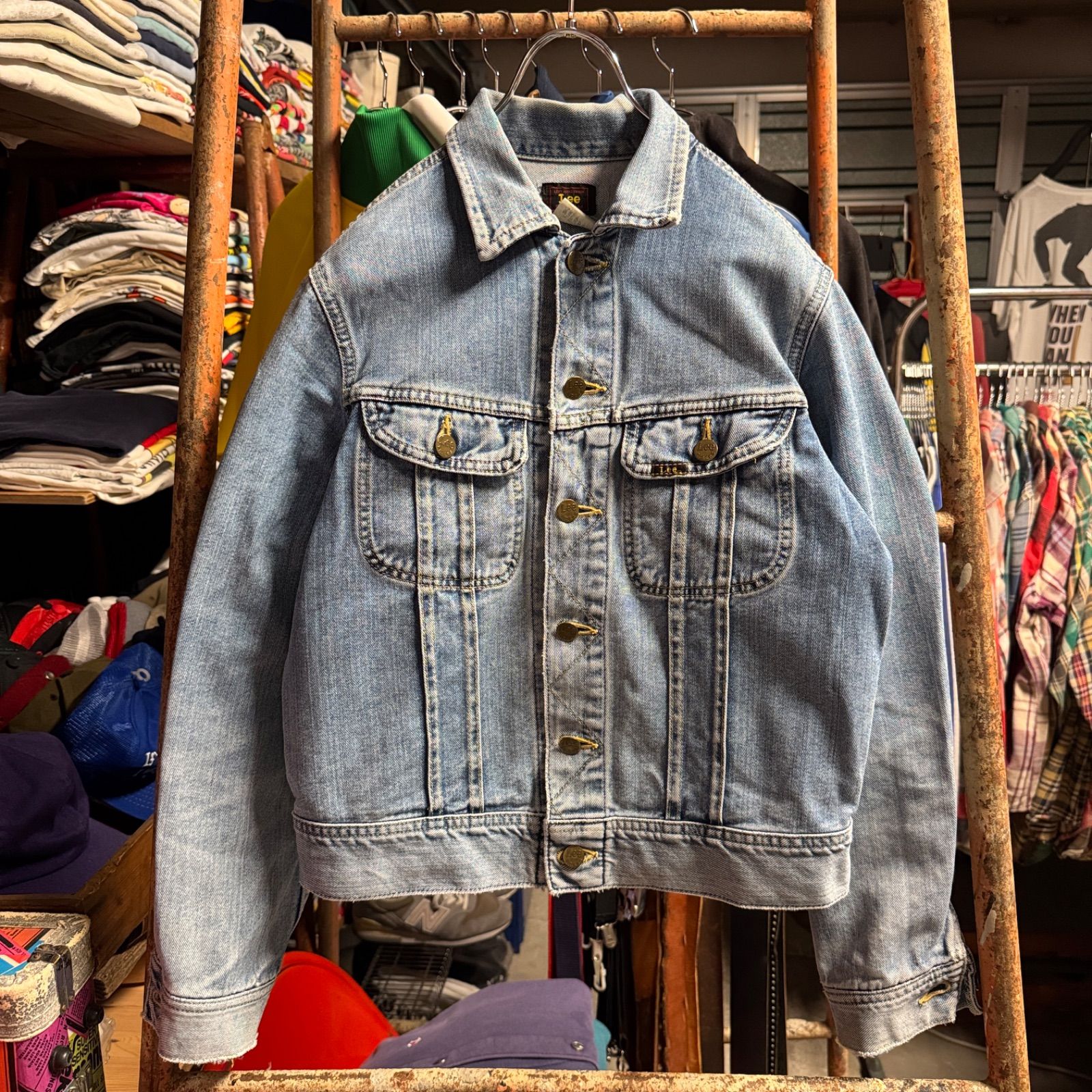激色落ち 90s Lee リー 日本製 デニムジャケット Gジャン - メルカリ