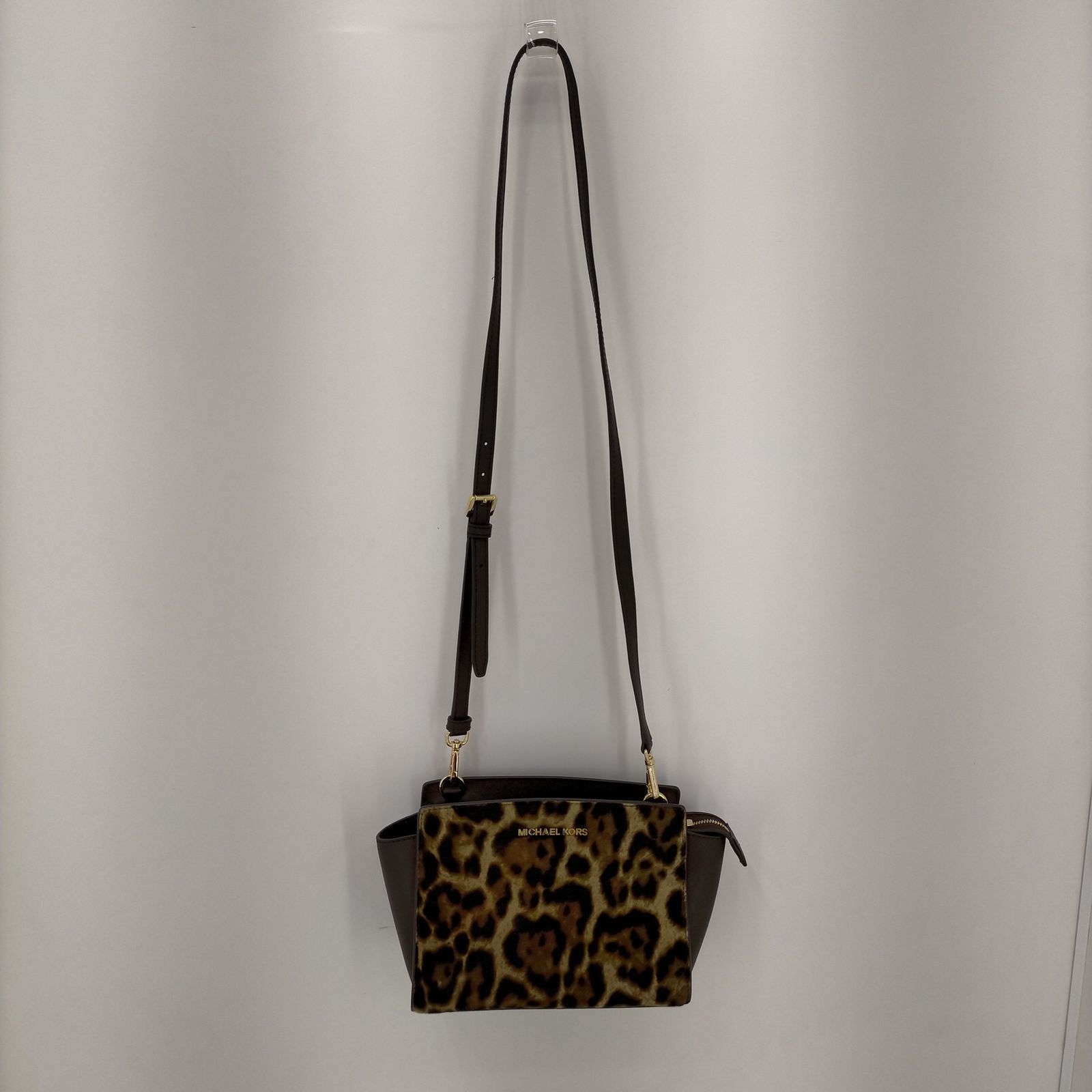 マイケルコース Michael Kors ハラコレオパードショルダーバッグ 