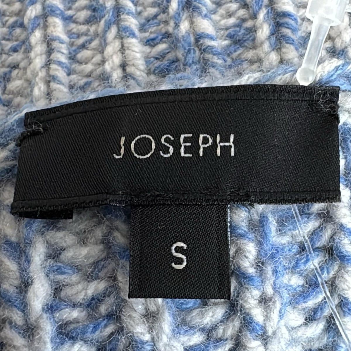 JOSEPH - JOSEPH(ジョセフ) 長袖セーター サイズS レディース - ライトブルー×ネイビー クルーネック JOSEPH(ジョセフ) 長袖セーター サイズS レディース - ライト
