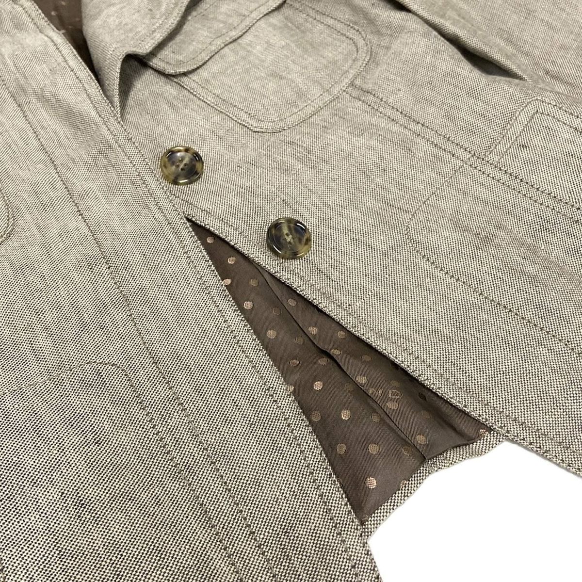 Max MaraWEEKEND マックスマーラウィークエンド ジャケット サイズJ 40 レディース - グレーベージュ 長袖|麻|オールシーズン WWW_NOITHATQUANGTHANH_NET