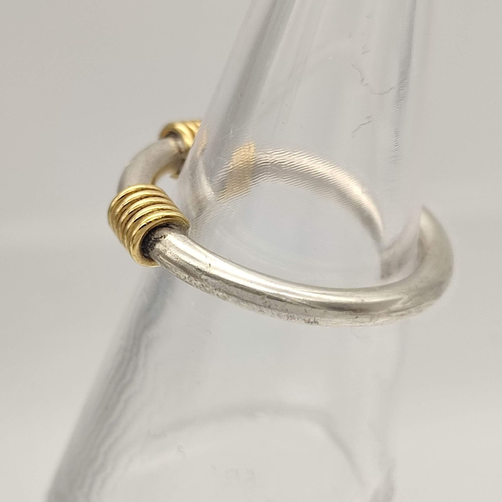 希少サイズ/美品】ティファニー Tiffany バンドウィズコイルリング