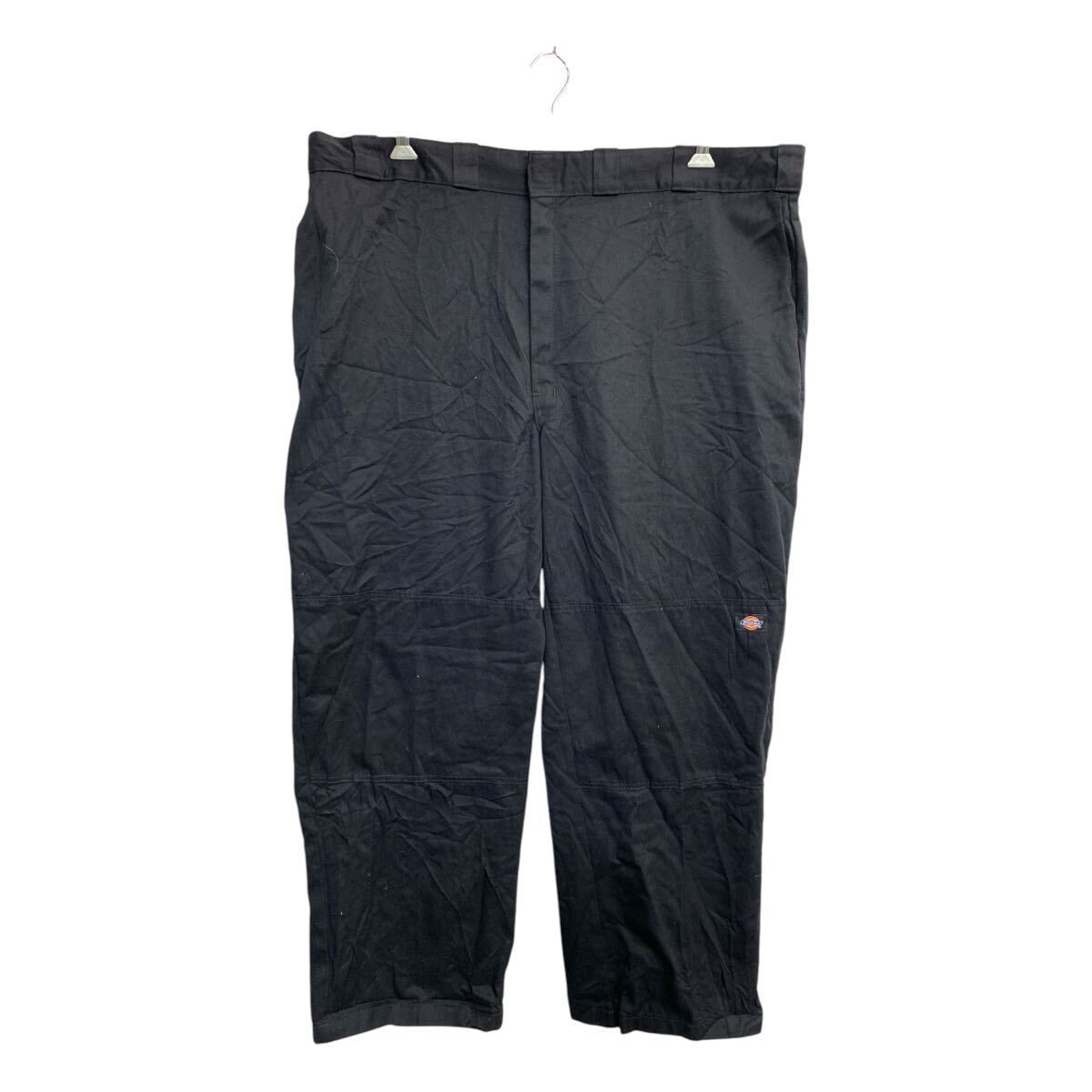 Dickies ワークパンツ W46 ディッキーズ ダブルニー ビッグサイズ ブラック 古着卸 アメリカ仕入 2501-1031