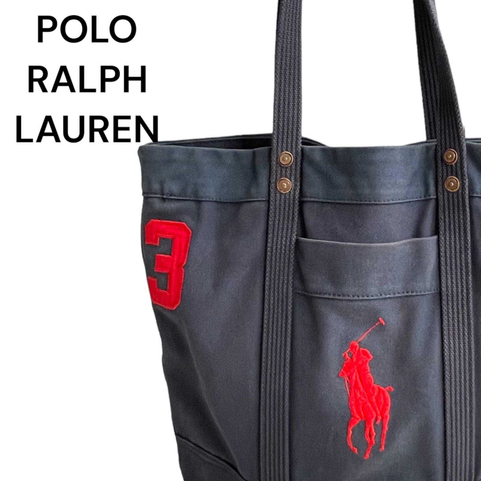 ポロラルフローレン POLO RALPHLAUREN トートバッグ ビッグ