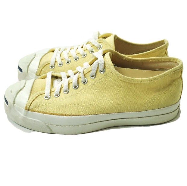 CONVERSE コンバース アメリカ製 90s JACK PURCELL OX MADE IN USA ジャックパーセル オックス 14373  US8.5(27cm) BANANA イエロー キャンバス ヴィンテージ スニーカー シューズ g15470