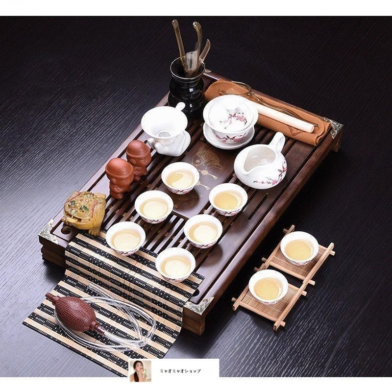 ティーポット磁器ティーセット 家庭用手作りフィルター赤土ポット