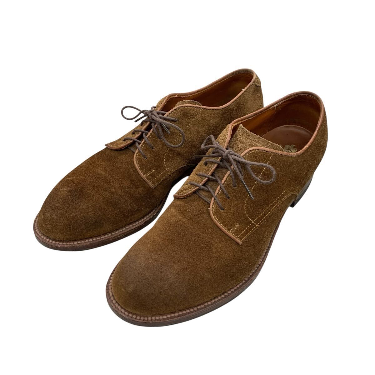 Alden オールデン プレーントゥ スナッフ スエード シューズ 外羽根 US7 25cm 53504 モディファイドラスト グッドイヤーウェルト製法