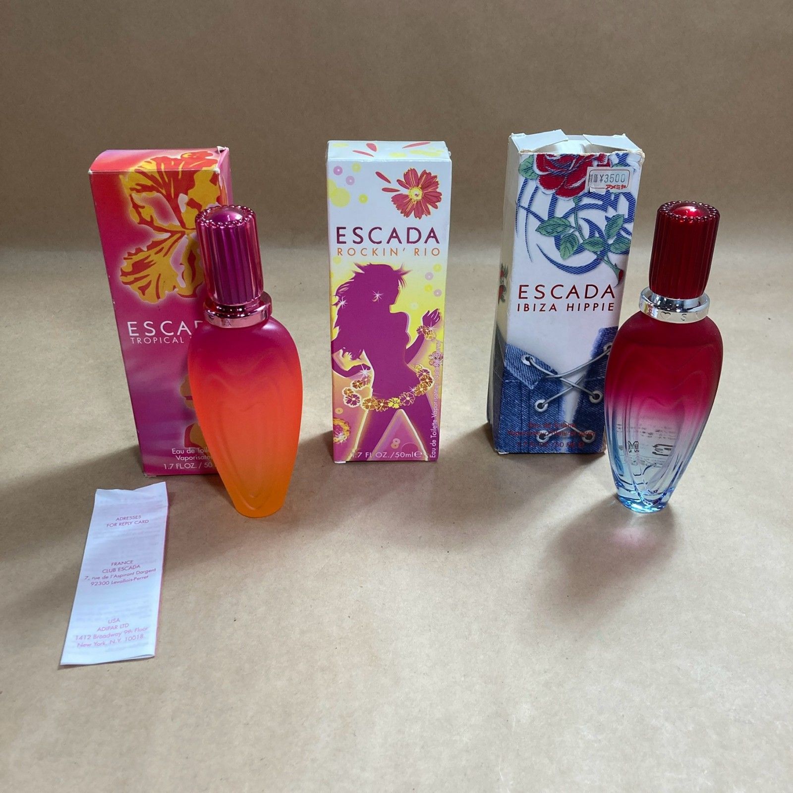 未使用　エスカーダ イビザ ヒッピー オーデ トワレ 50ml ESCADA☆エスカーダ☆イビザヒッピー☆50ml1