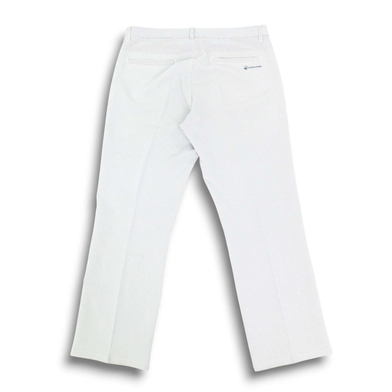 ホンマ パンツ 白 シンプル 無地 ストレッチ メンズ 91 ゴルフ