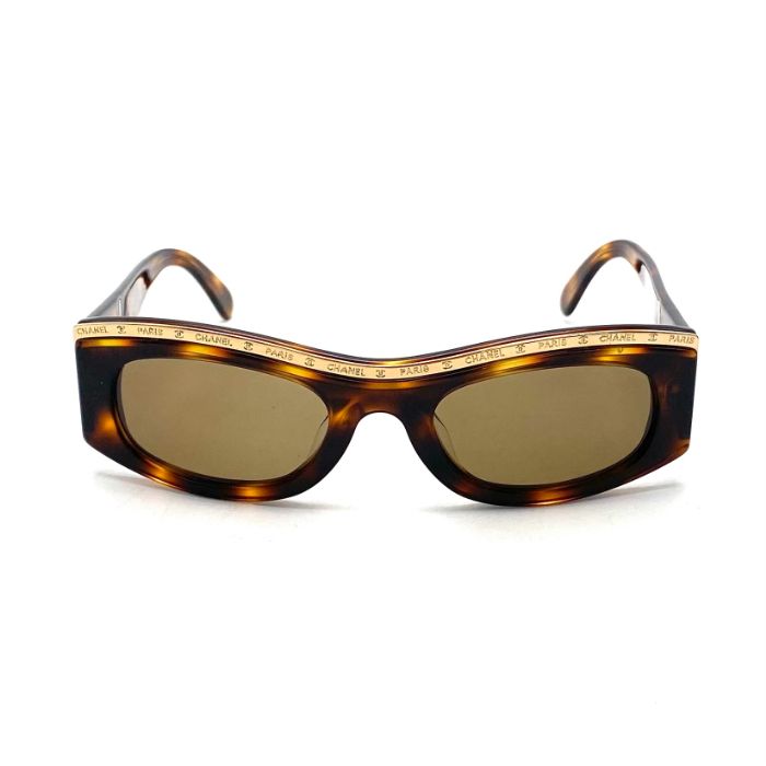 CHANEL シャネル ココマーク べっ甲調 プラ サングラス eH0995N