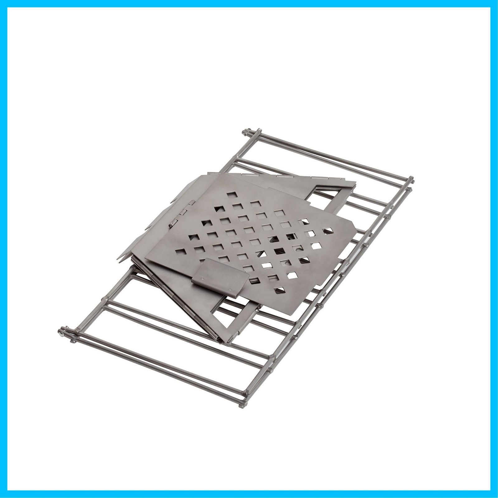 バーゴ ステンレススチール ファイヤーボックスグリルT-436 OntheEarth スポーツ・アウトドア バーゴ ステンレススチール