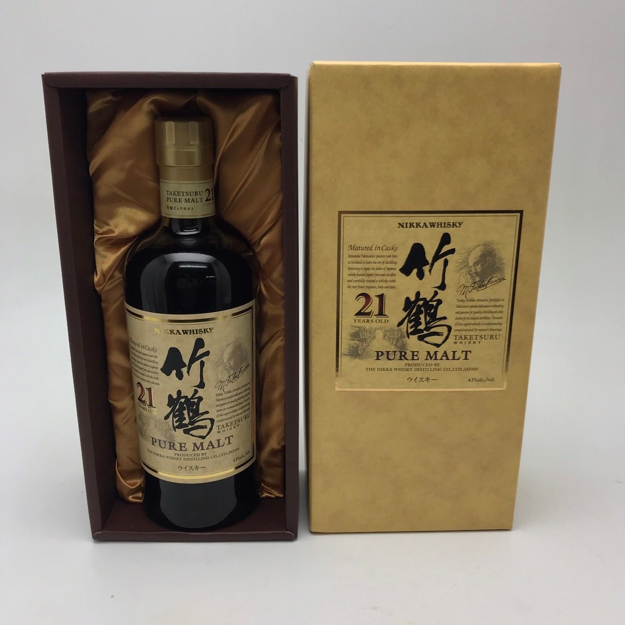 ニッカウヰスキー NIKKA 竹鶴 ピュアモルト ウイスキー 700ml 43％ 箱