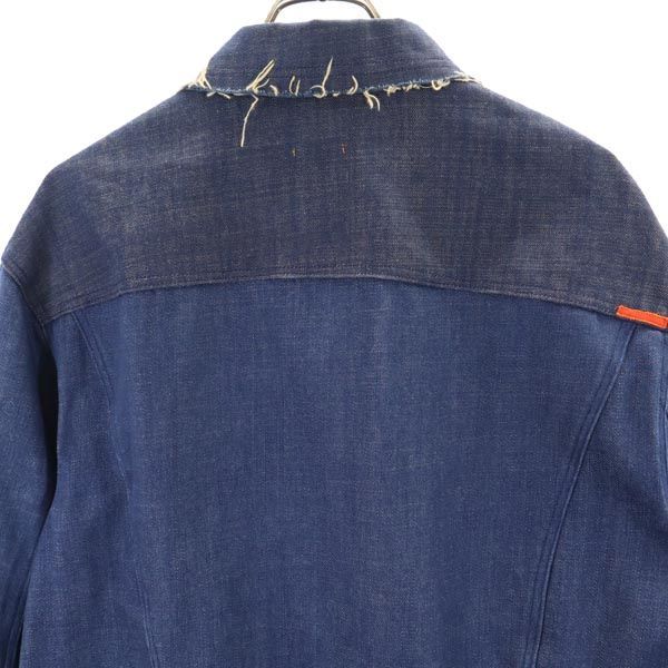 二ウク フランス製 デニムジャケット S NIUKU ジージャン メンズ 古着  