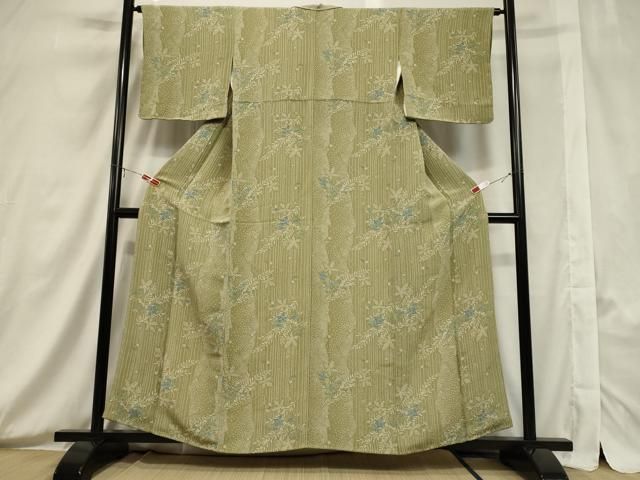 平和屋着物●上質な小紋　源氏香　蛍暈し　金彩　鬼しぼ縮緬　正絹　逸品　CAAU1827yc 平和屋着物○上質な小紋 源氏香 蛍暈し 金彩 鬼しぼ縮緬