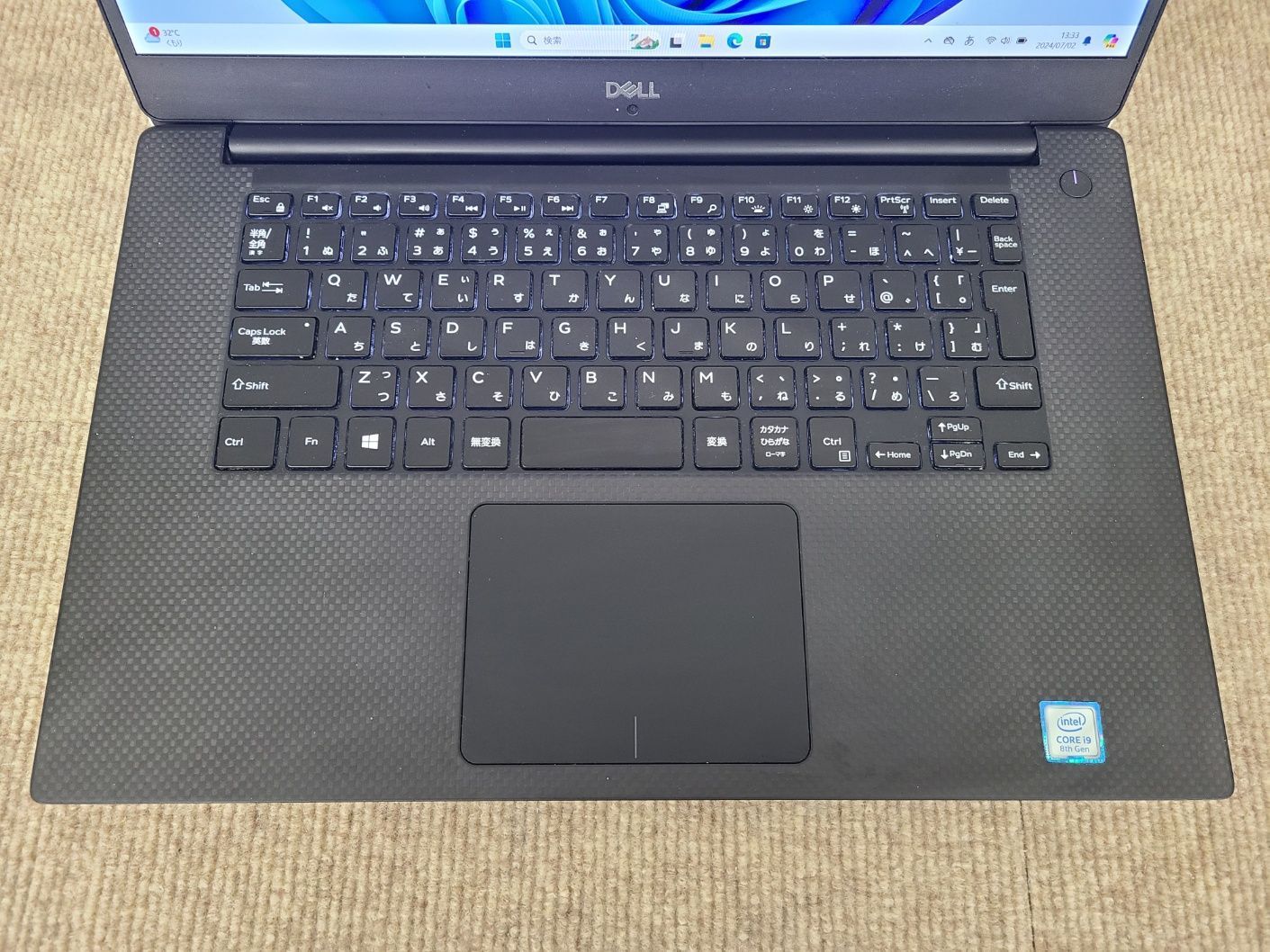 DELL Precision 5530 CAD用ノートパソコン Intel Core i9-8950HK