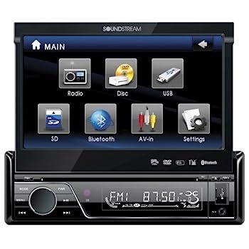 【未使用 中古品】Soundstream VIR-7830B Single-Din Bluetooth Car Stereo DVD Player with (中古品) 中古】「非常に良い」Soundstream VIR-7830B Single-Din Bluetooth Car