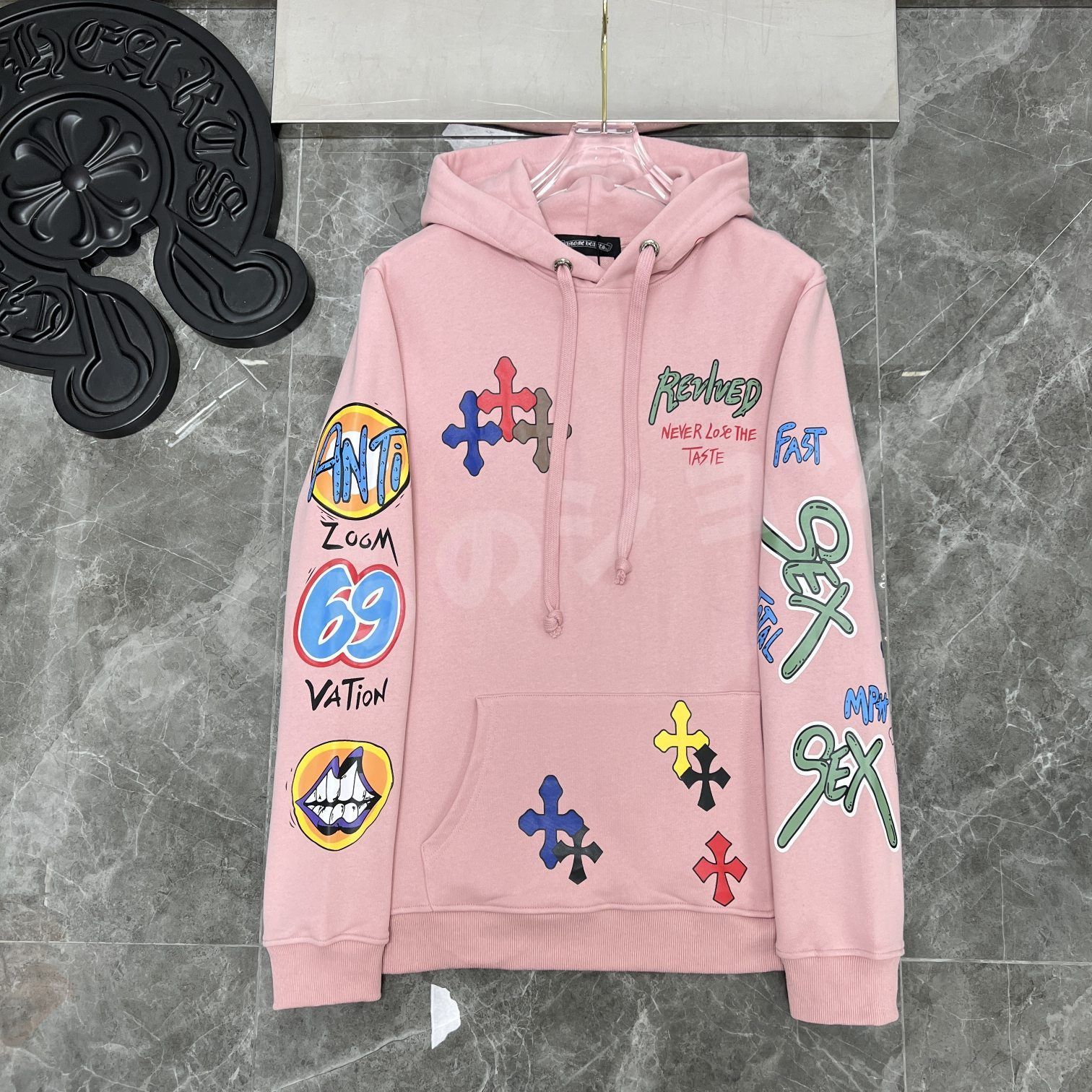 クロムハーツ まずう キッズパーカー(ピンク様)