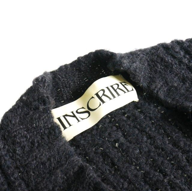 アンスクリア INSCRIRE 18AW アルパカ ローゲージ ロングニット