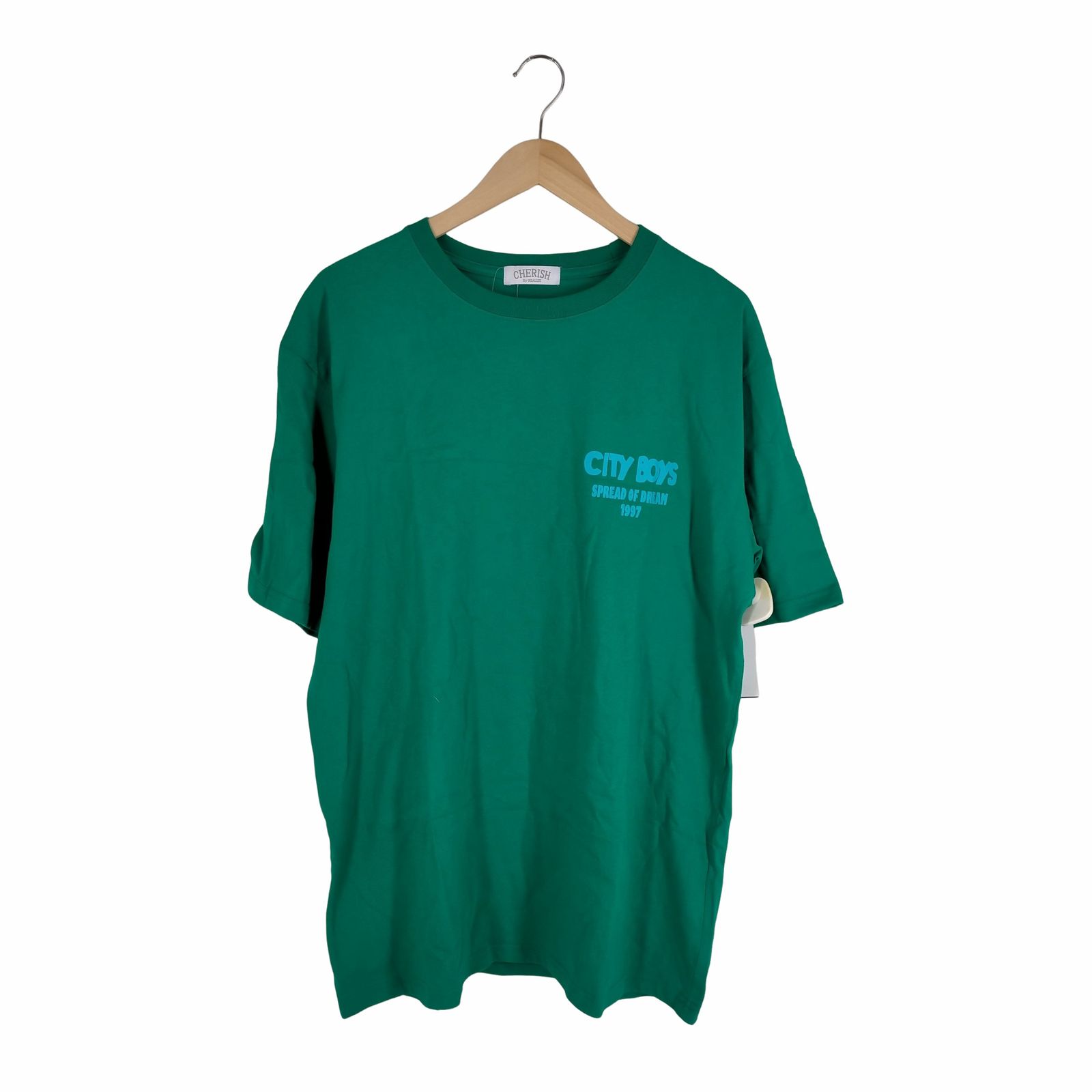 チェリッシュ Cherish プリントクルーネックTシャツ メンズ FREE
