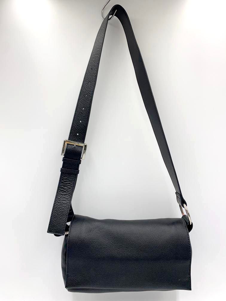BEARDSLEY ビアズリー レザー 2way ボディ バッグ 黒 ◎レディース