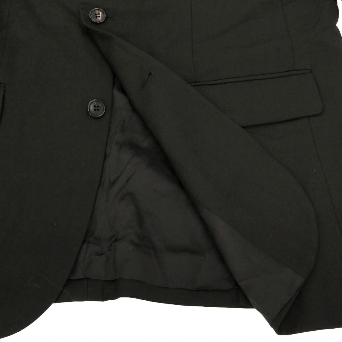 we11done ウェルダン 22AW ノッチドラペルパッチ テーラードジャケット  ブラック M we11done ウェルダン 22AW ノッチドラペルパッチ テーラードジャケット