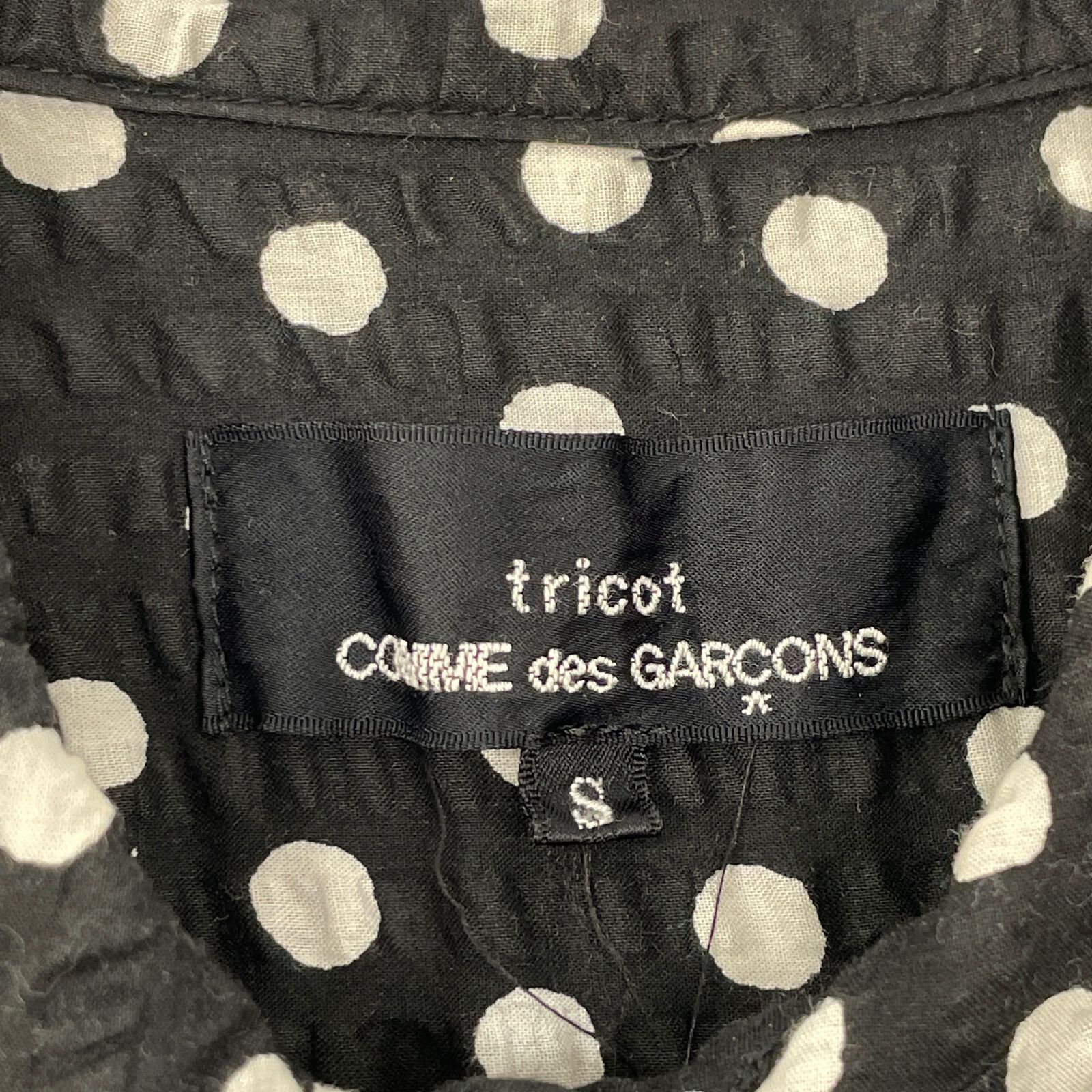 tricotCOMMEdesGARCONS トリココムデギャルソン TG-B017 ブラック 