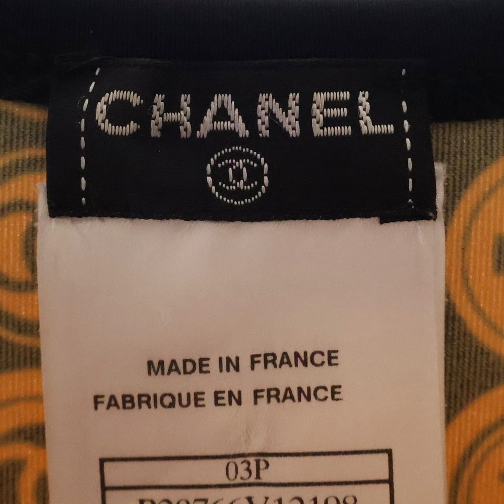 CHANEL (シャネル) ココマーク 総柄カーディガン 長袖 ブラック