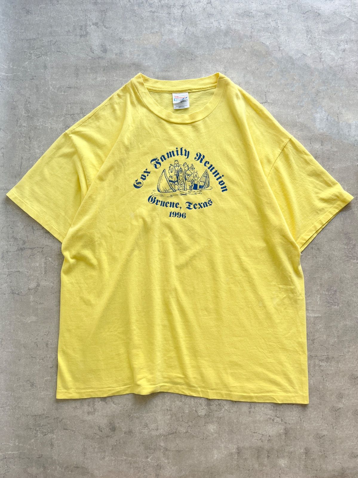 90 s Hanes BEEFY-T Cox Family T-shirt made in U.S.A.
