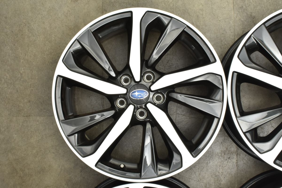 新作が早くも最安！ スタッドレス用などに スバル VN5 レヴォーグ GT-H 純正 18in 7.5J 55 PCD114.3 4本 SK SL フォレスター GU インプレッサハッチバック
