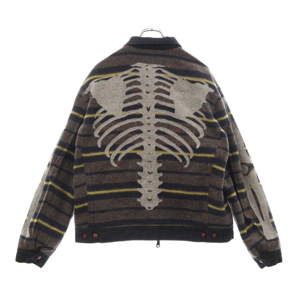 KAPITAL (キャピタル) 23SS ボーンライニングリバーシブルジップアップ