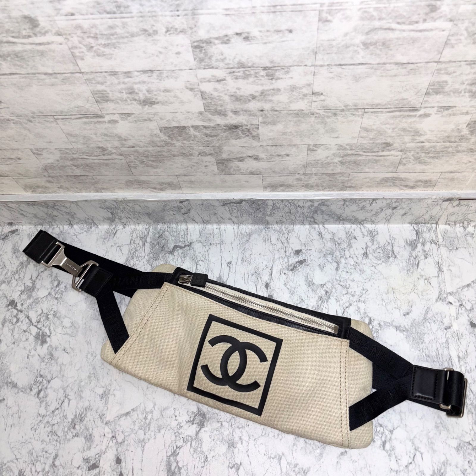 CHANEL シャネル スポーツライン ココマーク ウエストバッグ ボディ