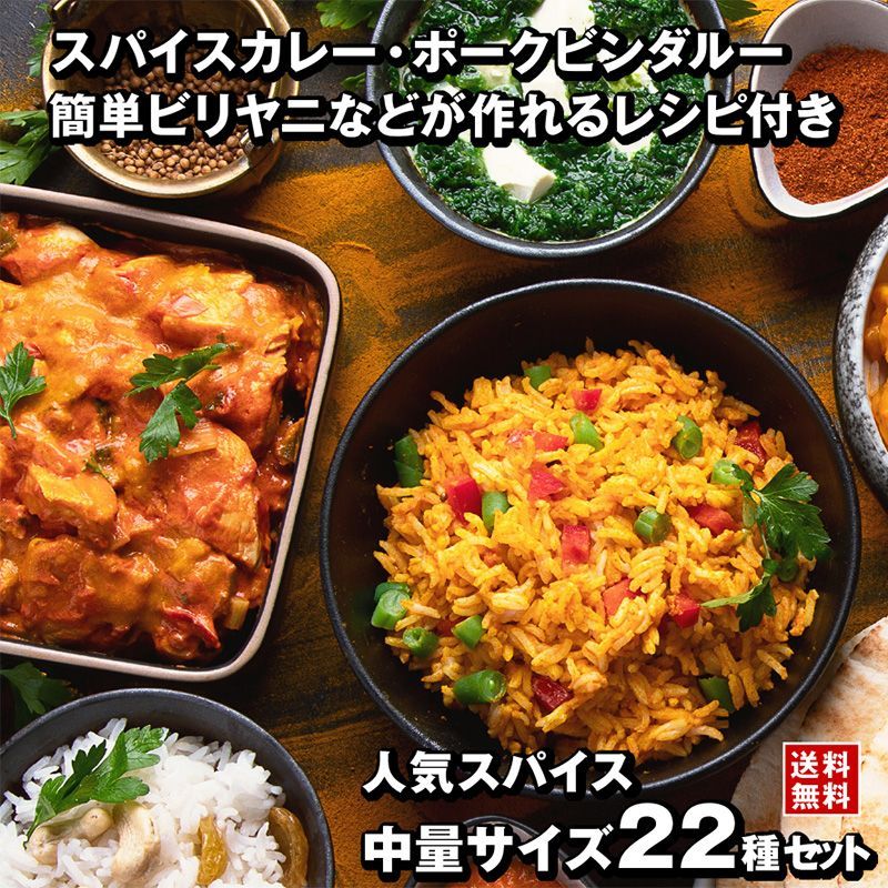 人気スパイス 中量 22種セット