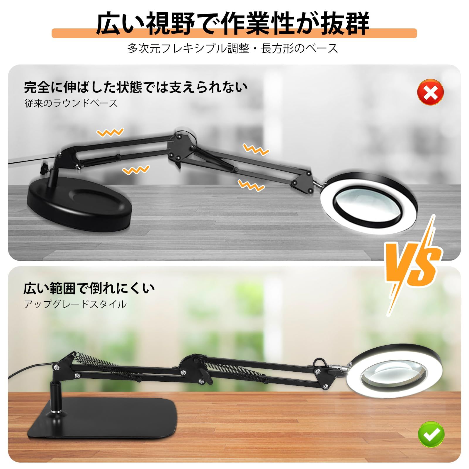スタンドルーペ（拡大鏡）　新品未使用、定価2万 Amazon.co.jp: Sutekus スタンドルーペ ルーペ拡大鏡 拡大ルーペ