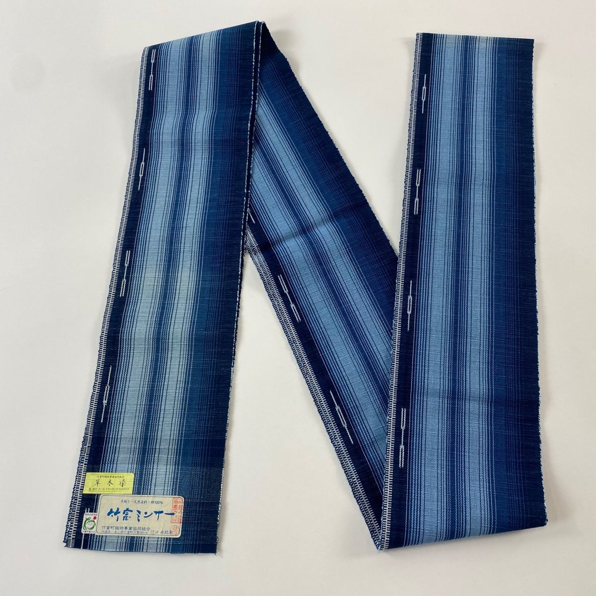 半幅帯 竹富ミンサー