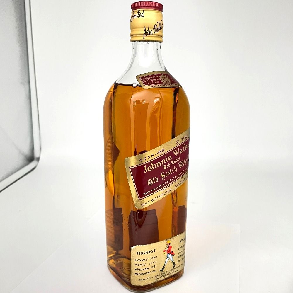 ジョニーウォーカー ブラック レッド 古酒 760 Johnnie Walker 4本