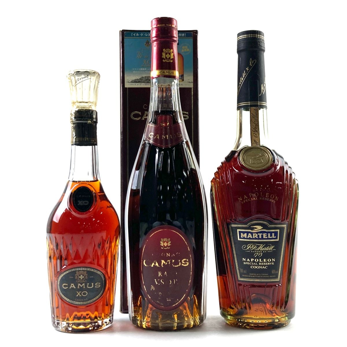 カミュ VSOP デラックス 3本セット 700ml カミュ ＶＳＯＰ デラックス 700ｍｌ40％ オールドボトル A493-3