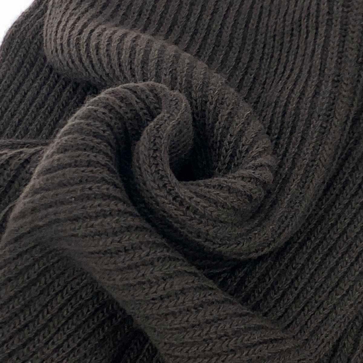 良好 PRADA プラダ マフラー RN98339 CA34767 ブラウン リブニット