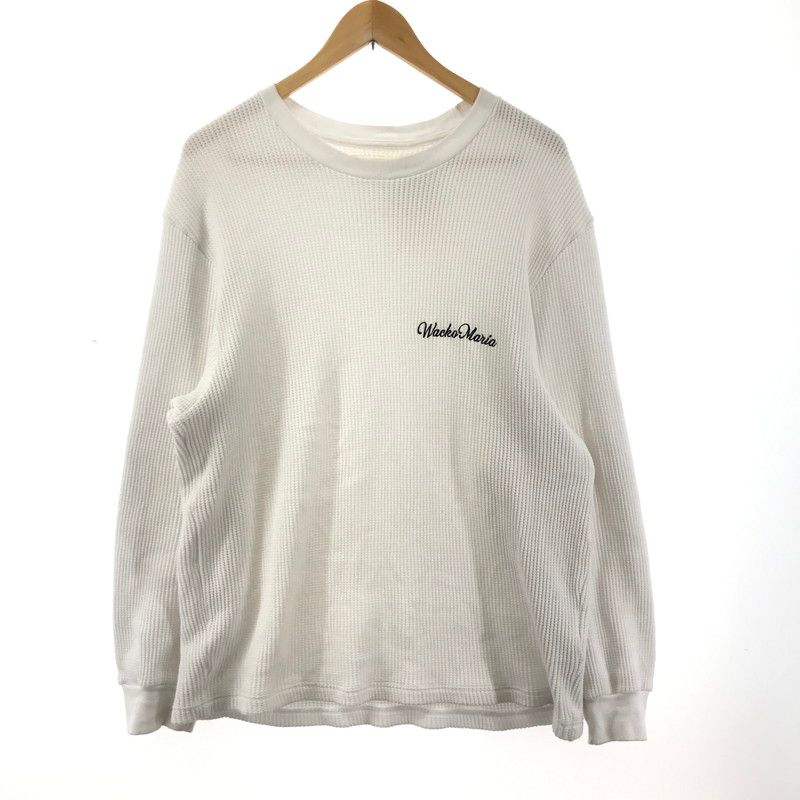 WACKO MARIA ワコマリア WAFFLE L.S TEE ワッフル Tシャツ 長袖 トップス 古着 140-250507-mh-08-fuz