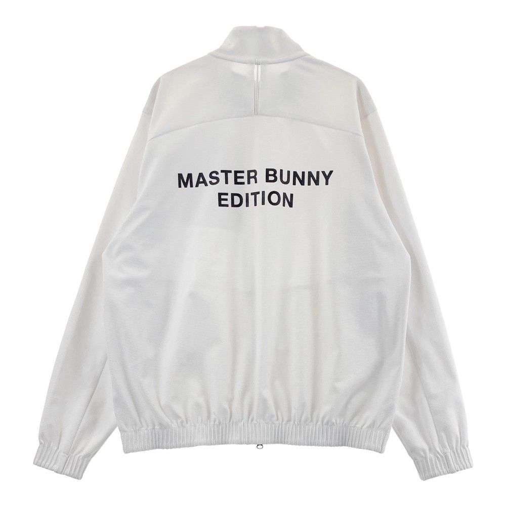 サイズ：6 MASTER BUNNY EDITION マスターバニーエディション  長袖 ジップジャケット  ホワイト系 [240101436018] ゴルフウェア メンズ ストスト サイズ：6 MASTER BUNNY EDITION マスターバニーエディション