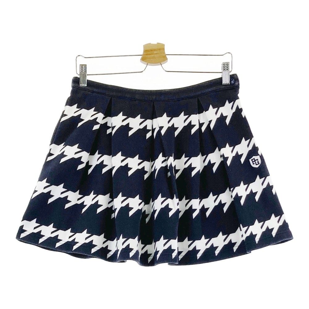 パーリーゲイツPGG ネイビー レディーススカートサイズ1 PGG PEARLY GATES パーリーゲイツ プリーツ ロングスカート