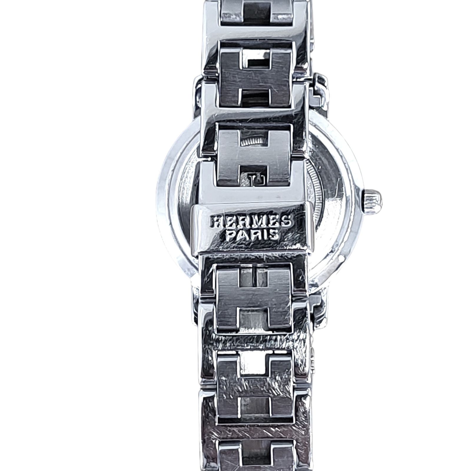 Hermes エルメス クリッパー SS クォーツ 腕時計 CL4.210 F